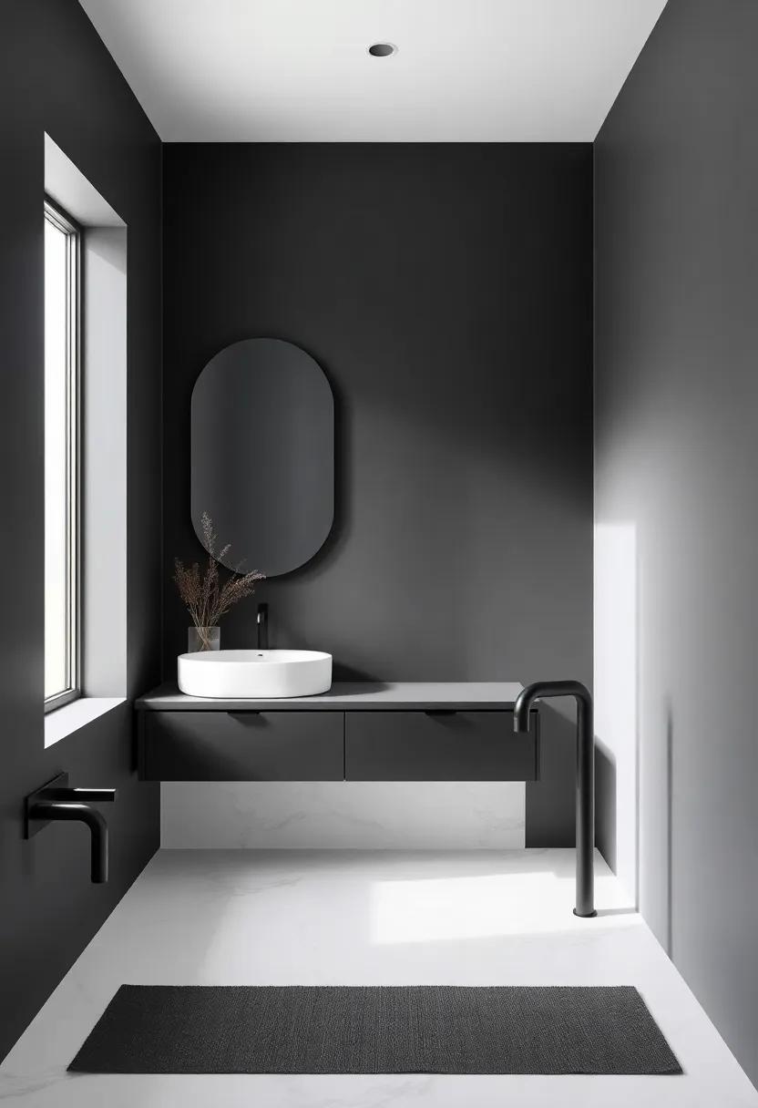 Elevate ‌Your Bathroom Aesthetics with ⁣Striking ‌Black Fixtures