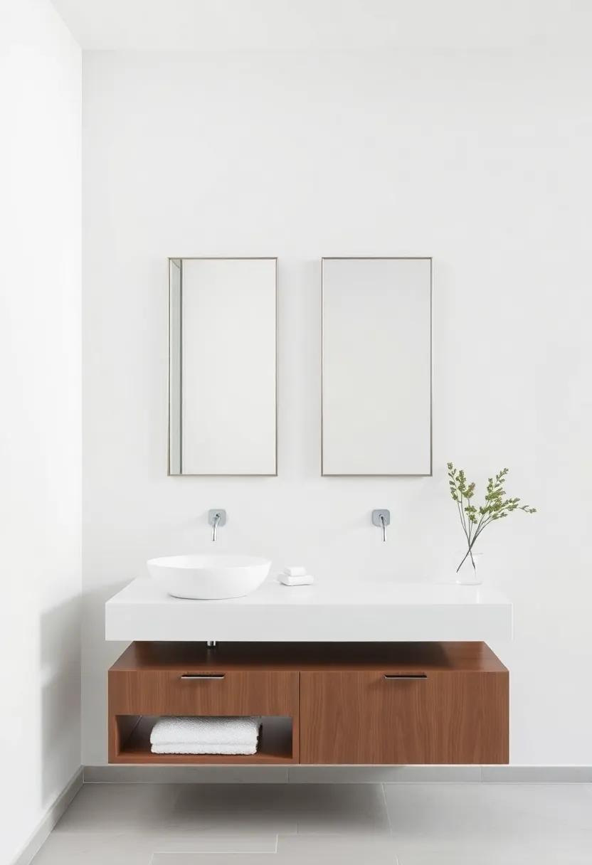 Statement ⁢Mirrors As ‌Focal ‌Points‌ In ⁣Bathroom Decor