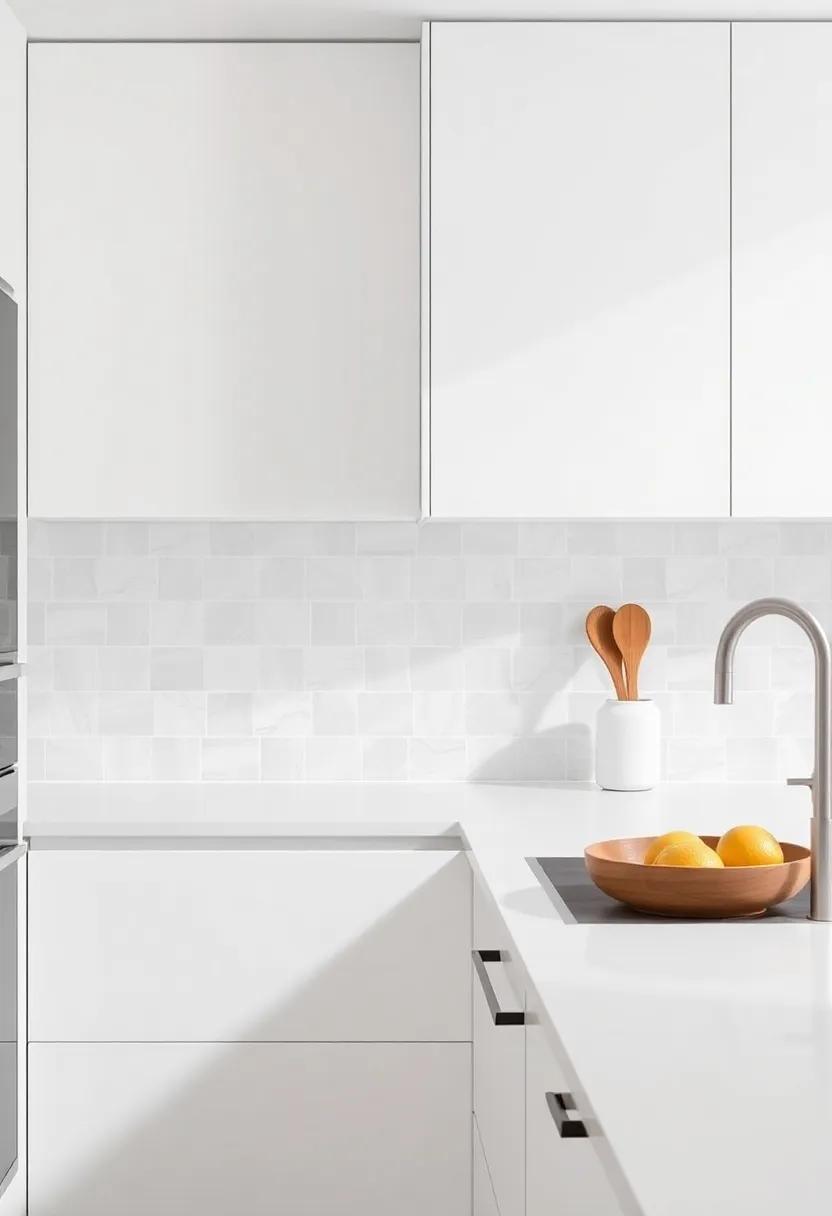 The Beauty of minimalism: Simple and Sleek Backsplash Designs