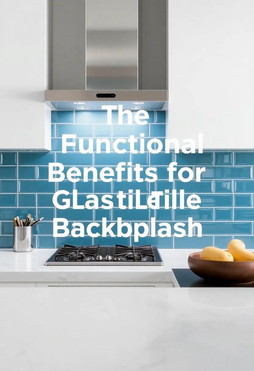 The Functional Benefits of ‍a Glass Tile Backsplash