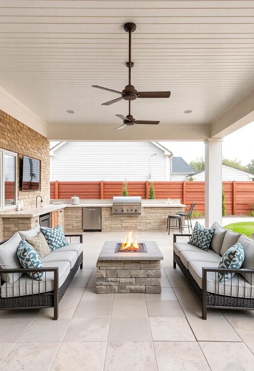 Curate an‍ Entertainment Hub ​Featuring Comfortable Seating and Fire Pits