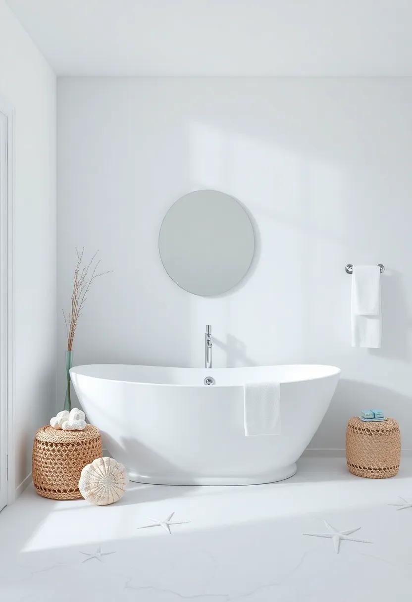 Seashell Accents: Nature's⁤ Touch in ‌Your Bathroom