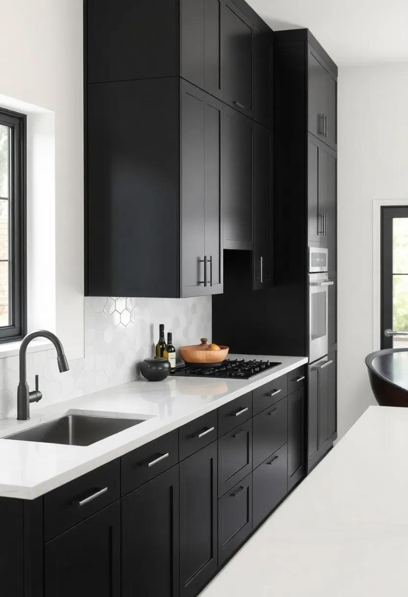 Creating a Bold Statement: Embracing Chic Black Cabinetry Designs