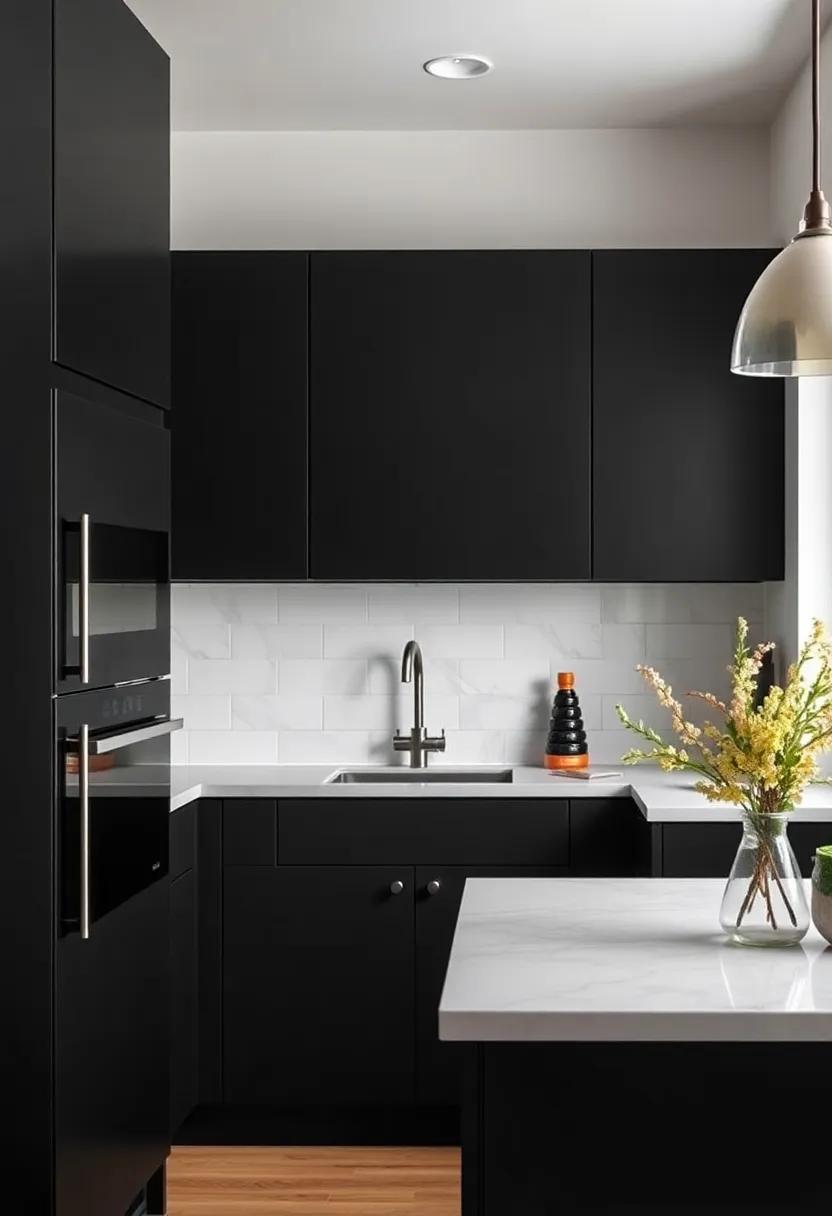 Dramatic Walls: Painting Techniques That Compliment Black Cabinetry