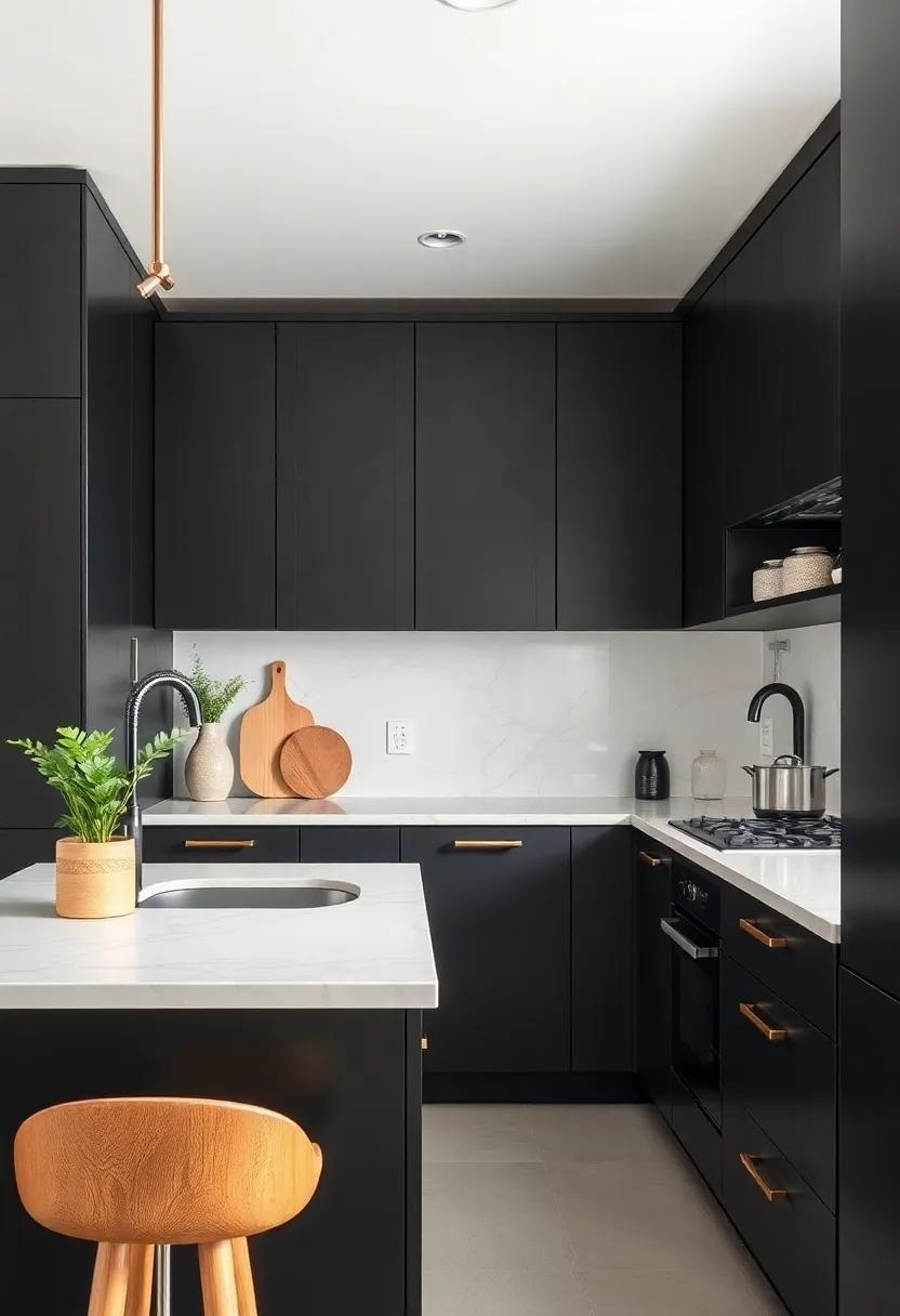 Incorporating Natural Elements: The ⁤Perfect ‍Companion to Black Cabinets