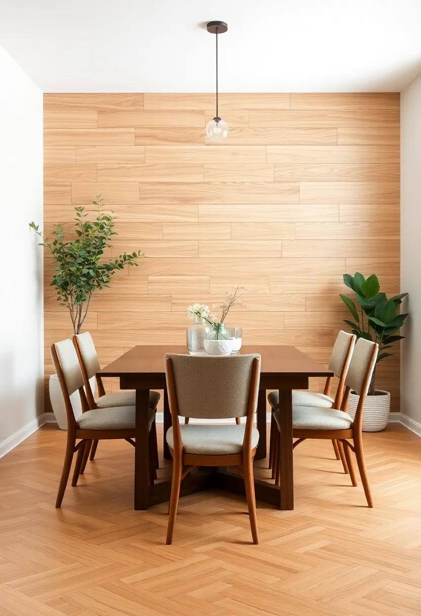 Transformative Decor: Seasonal Changes‍ for Your Wooden Accented Dining Room