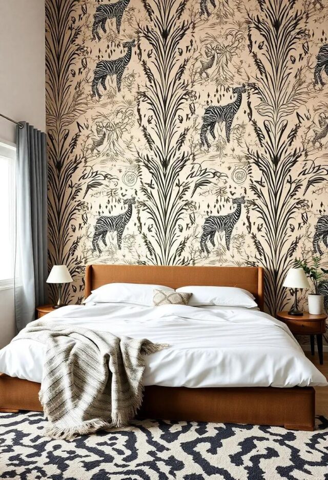 29 Stunning Animal Print Wallpapers to Transform Your Bedroom into a Wild Retreat