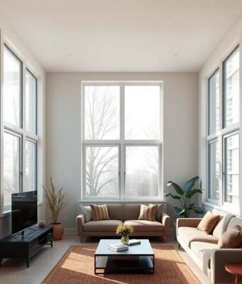25 Inspiring Ideas for Small Apartment Living Rooms with Stunning Walls of Windows 25 Inspiring Ideas for Small Apartment Living Rooms with Stunning Walls of Windows