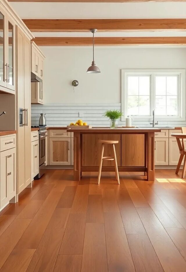29 Stunning Farmhouse Kitchen Flooring Ideas to Elevate Your Rustic Charm