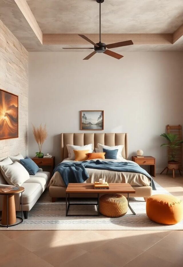 Embrace Serenity: Transform Your Bedroom with Earthy Tones for a Cozy Retreat