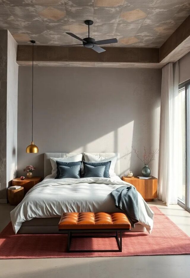 25 Stunning Bedroom Color Combinations That Shine with Metallic Finishes