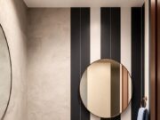 25 Creative Ways to Transform Your Powder Room with Striking Contrast Stripes 25 Creative Ways to Transform Your Powder Room with Striking Contrast Stripes
