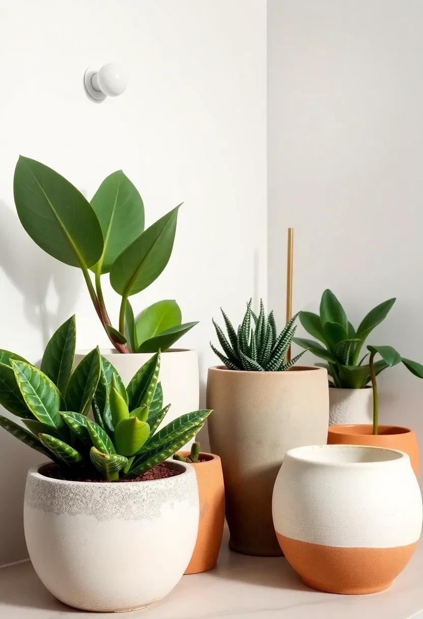 Artistic Planter Arrangements: Mix and match ⁤pots of⁣ different textures⁣ and colors for an artistic and eclectic vibe