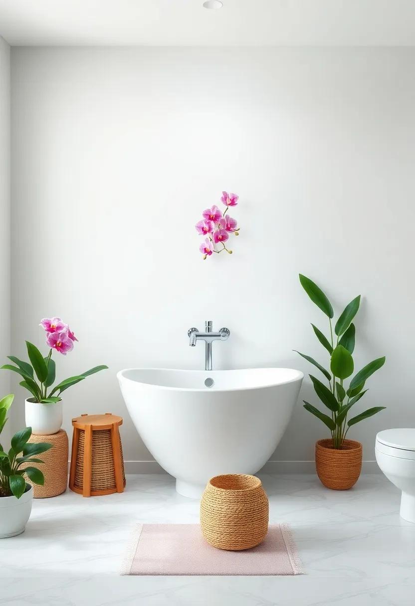 Bright Blooms: Introduce flowering plants like orchids or peace lilies to ⁣add a ​splash of color and liveliness