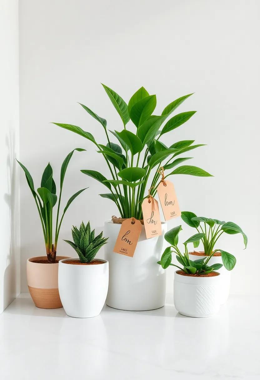 Customized Plant⁣ Labels: Get creative by labeling ‌your plants with handmade tags for a personal touch