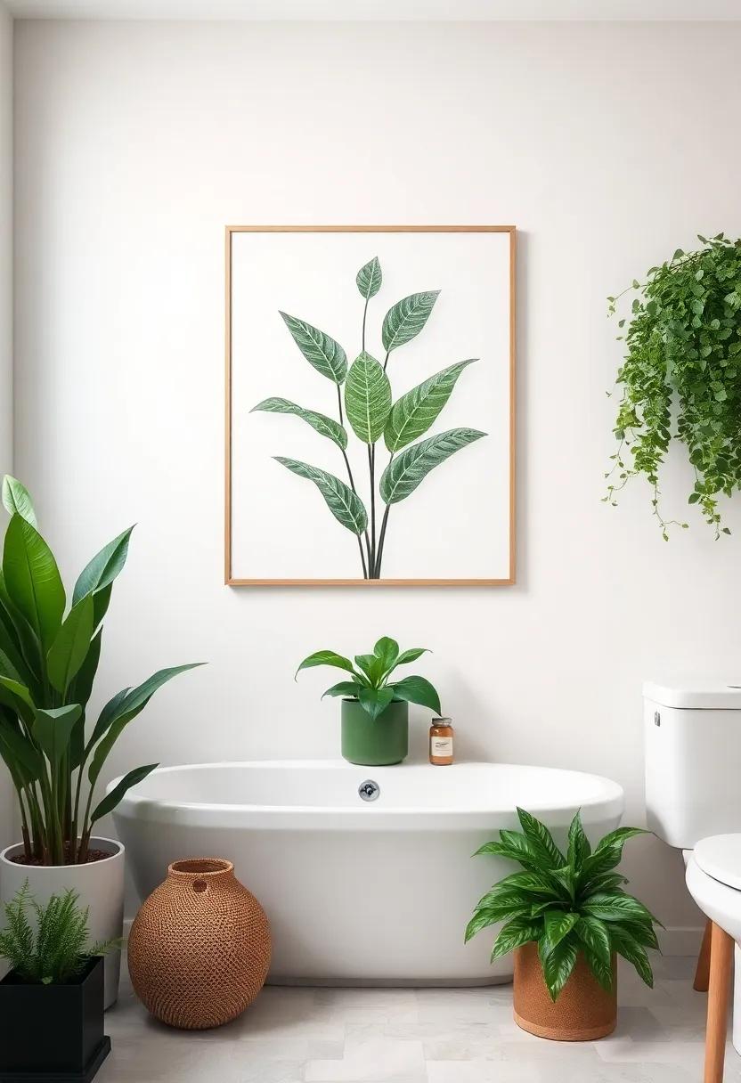 Nature-Inspired⁣ art: Surround your plants ⁢with nature-themed artwork to ​create a‌ cohesive and calming atmosphere