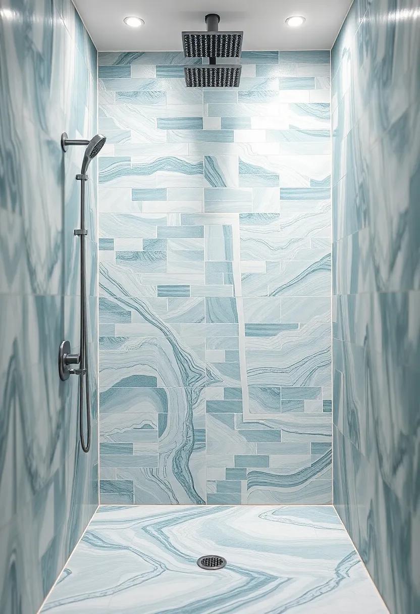 Artistic‌ Murals in Showers: Turning Your ⁤Tiles into an ⁢Eye-Catching Focal Point