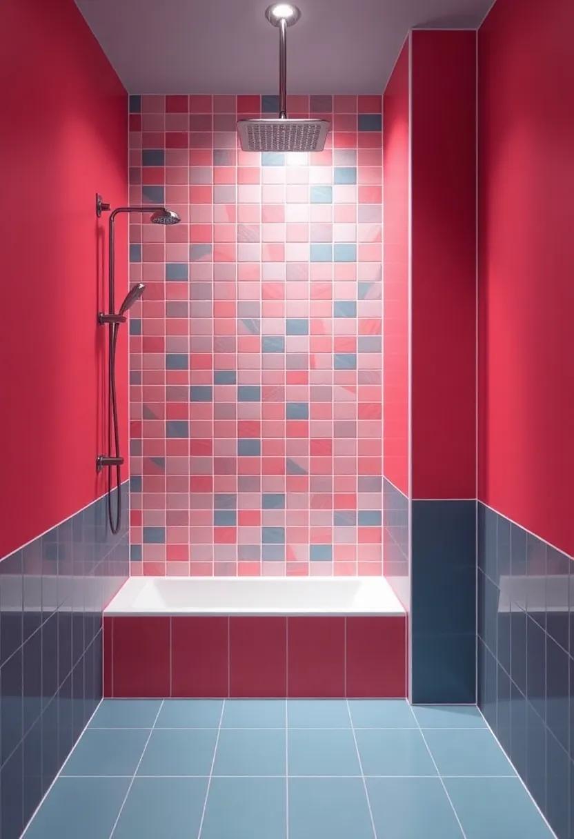 Bold Color Palettes: Energizing Your Shower with ⁤Vibrant Tile ⁤Selections