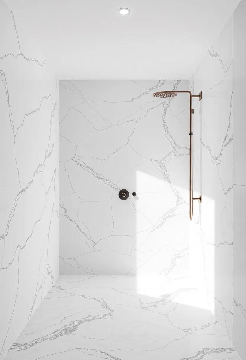 Marble vs.Porcelain: ‍Choosing the ‍Best Material for Your⁤ Shower ⁢Walls