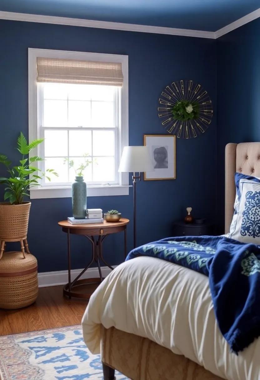 The Harmony of Deep blue and Soft Neutrals: Create​ a Balanced ⁣Sanctuary
