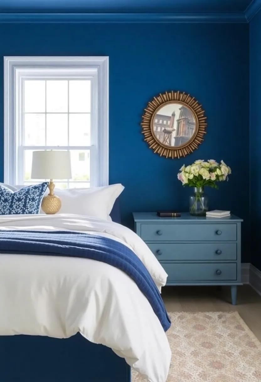 Bedding Choices That Enhance⁣ Deep Blue Walls: Styles ⁢to⁣ Complement Your Vision