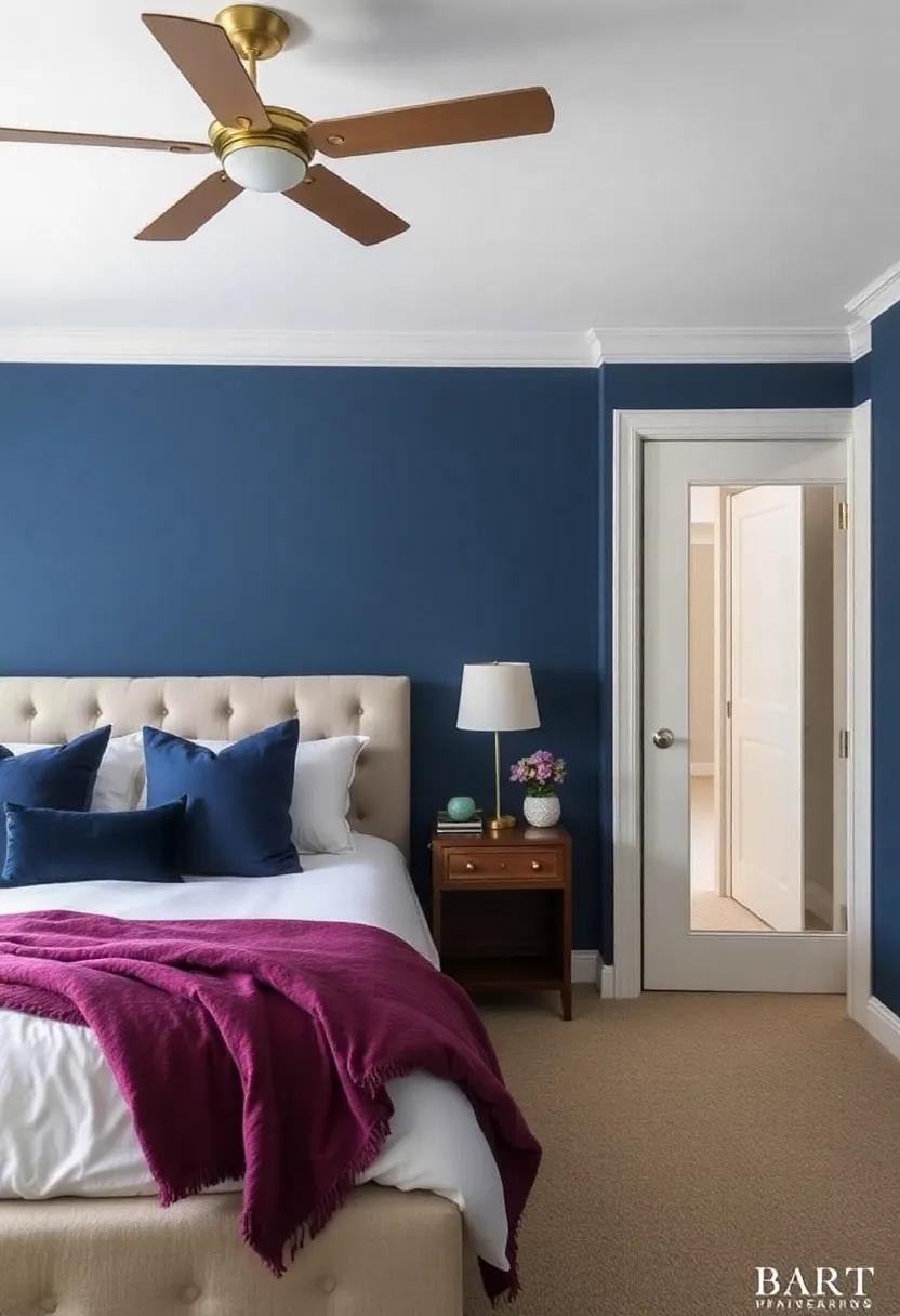 Incorporating ⁣Deep ⁣Blue Accents⁢ for a Sophisticated Touch in Your Space