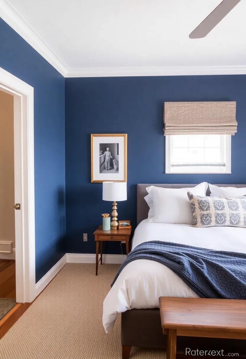 Maximizing Small⁢ Spaces: Deep Blue Accent ‍Walls for an Enriching Experience