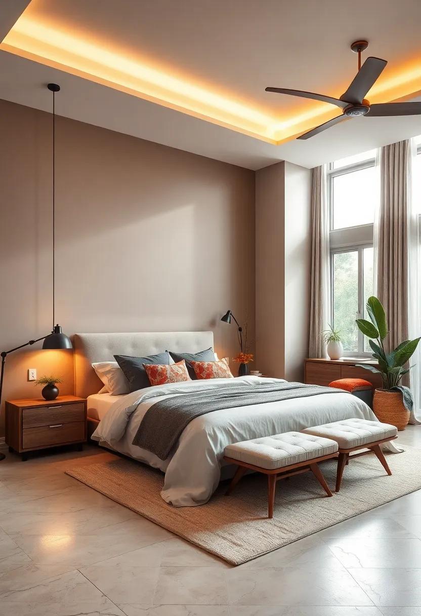 Layering Soft ‍Lighting for‌ a Tranquil Bedroom Ambiance