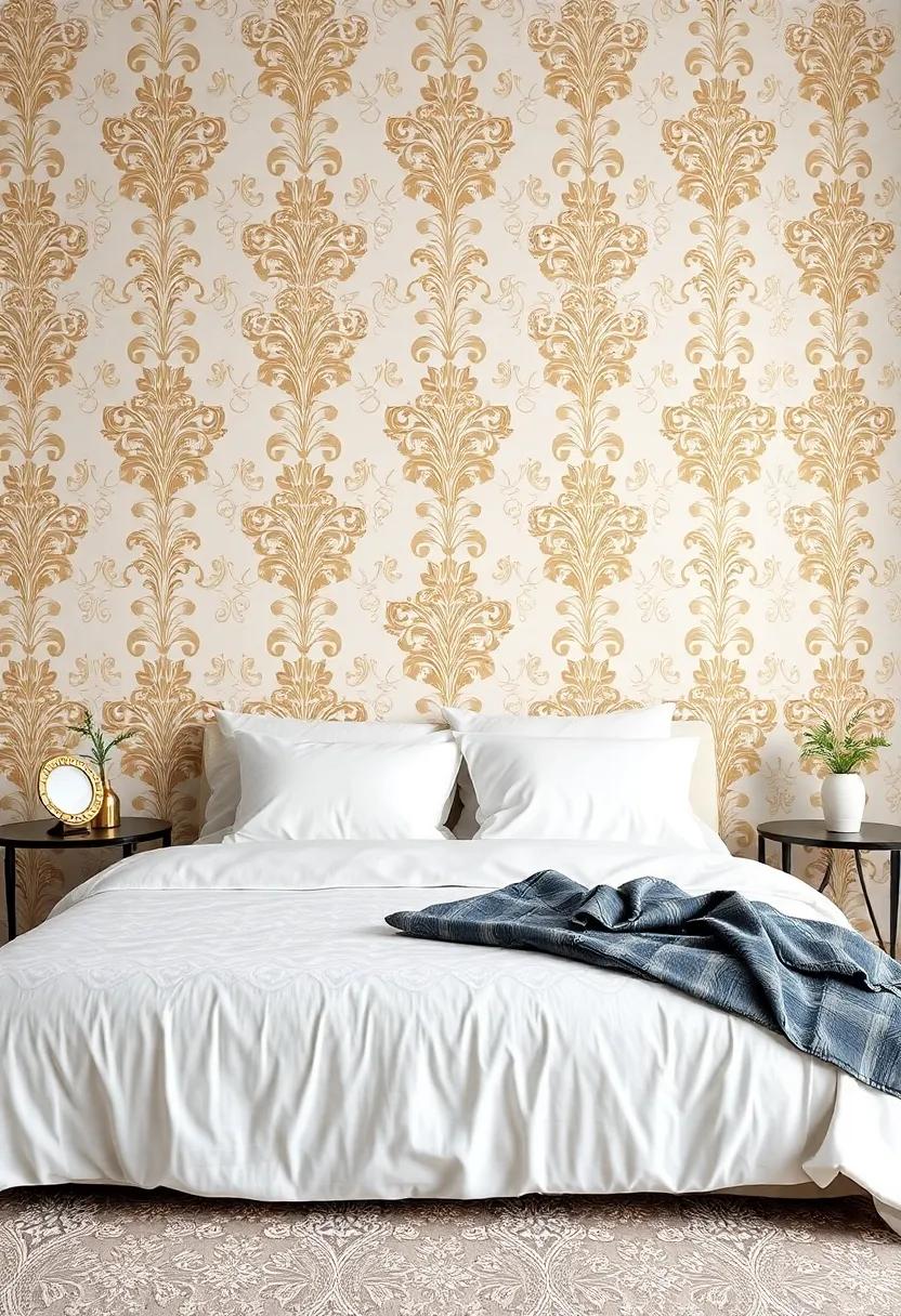 Add an upscale ⁢touch with an intricate damask design interwoven with ‍subtle animal motifs for a refined finish
