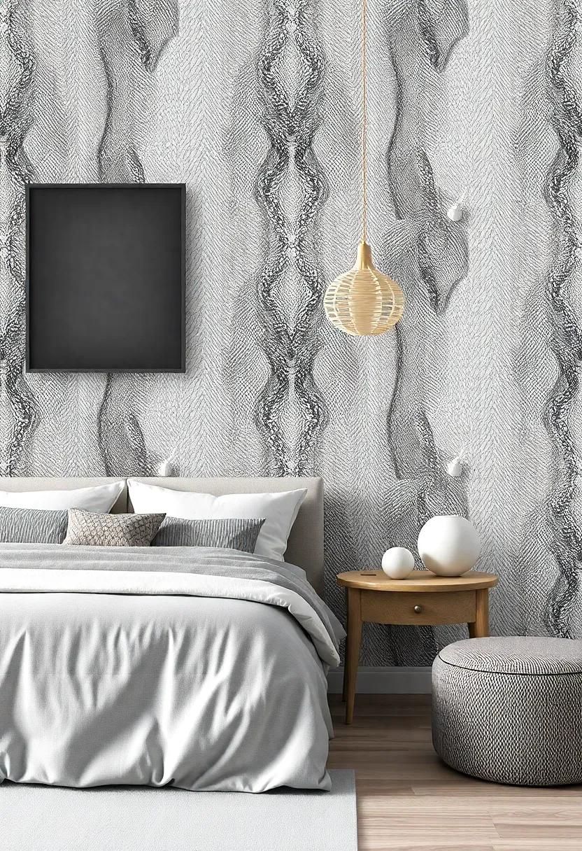 Discover the⁣ calming effect of a muted snake skin⁢ print, perfect for ‌creating a serene and sophisticated ⁣atmosphere