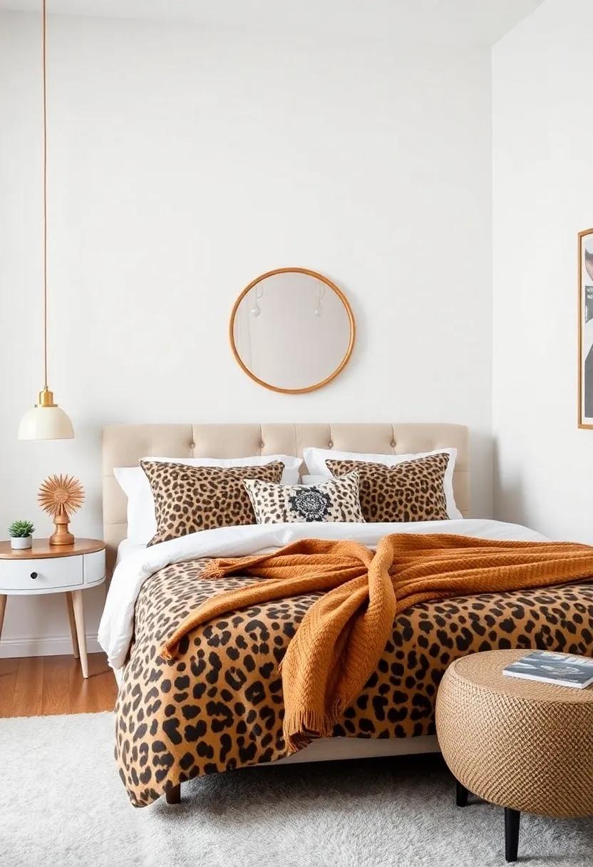 Embrace the‍ wild ⁤with a bold leopard print ‍that brings a ⁤touch of⁢ luxury​ and adventure into ‌your space