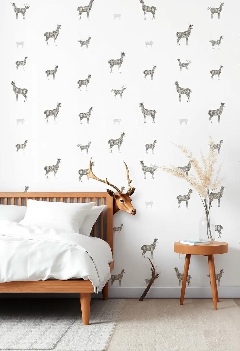 Explore the elegance of a subtle antelope design, perfect ‍for adding texture without overwhelming the senses