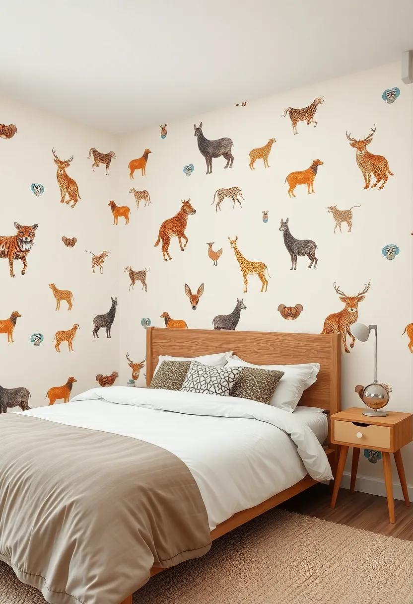 Take a step​ back‍ in time with a retro-inspired animal wallpaper that offers a nostalgic vibe