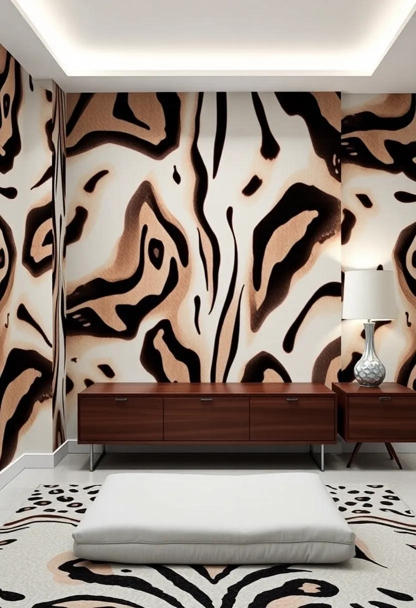 Unleash your inner wild with an artistic‍ abstraction of animal prints,⁢ offering ‍a⁢ modern twist ‌on a classic‍ theme