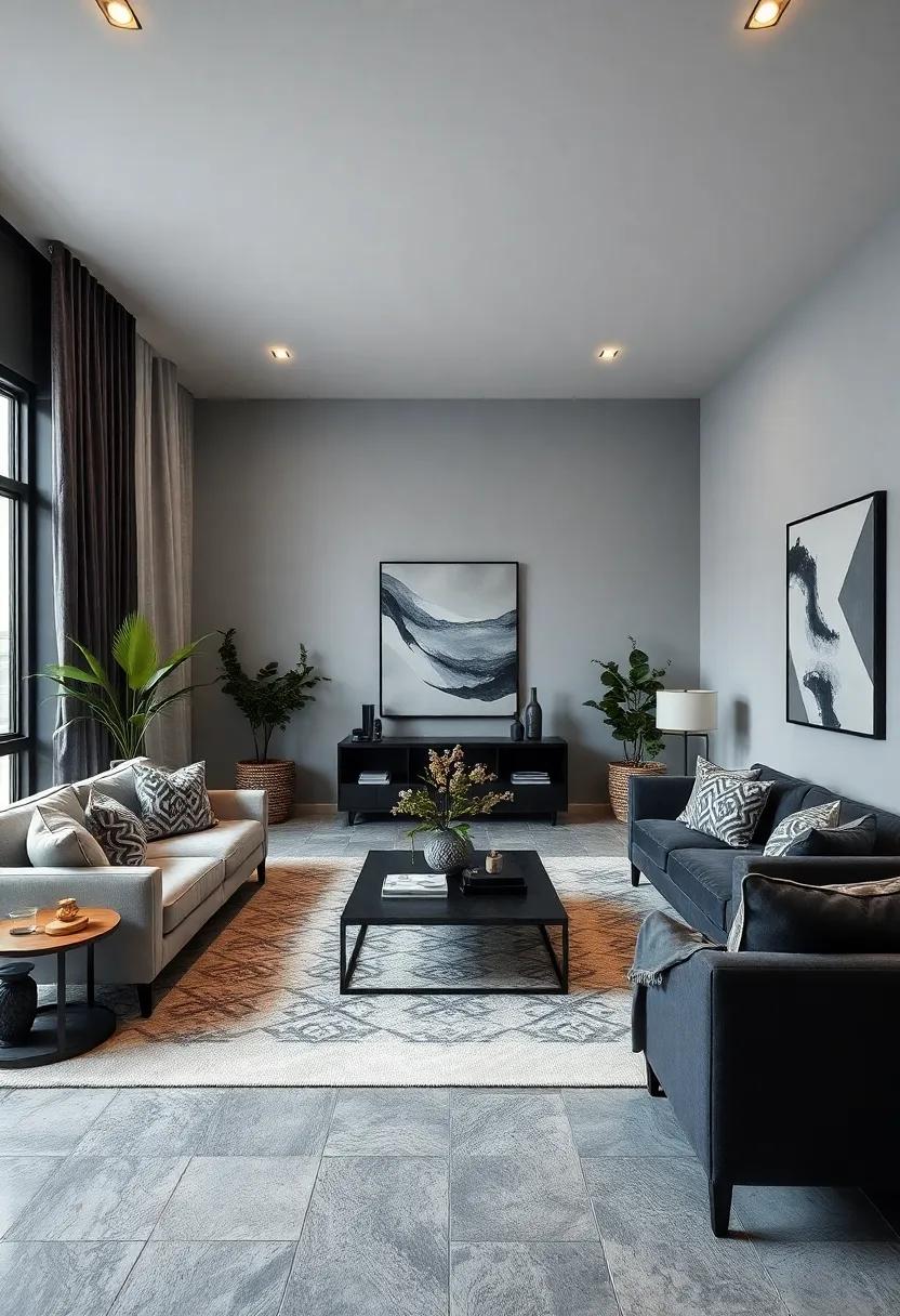 Play with Scale: Incorporate a mix of‍ large ​and small furniture pieces to‌ create a balanced composition⁣ that feels ⁢both spacious and intimate