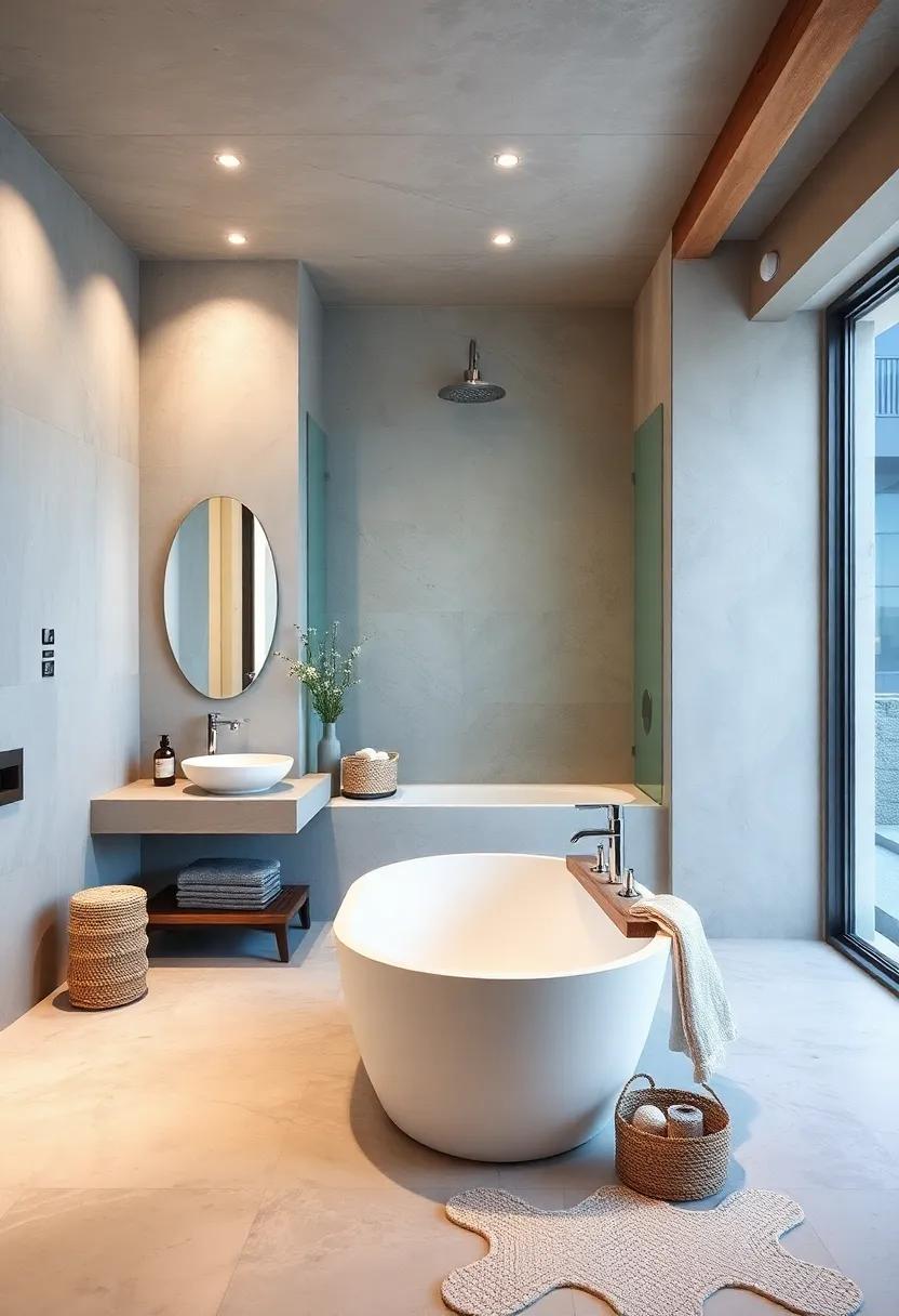 Aromatherapy Features: ⁢Incorporate essential oil diffusers or scented ‌candles⁢ to enhance your⁣ bathroom with calming ‌coastal fragrances