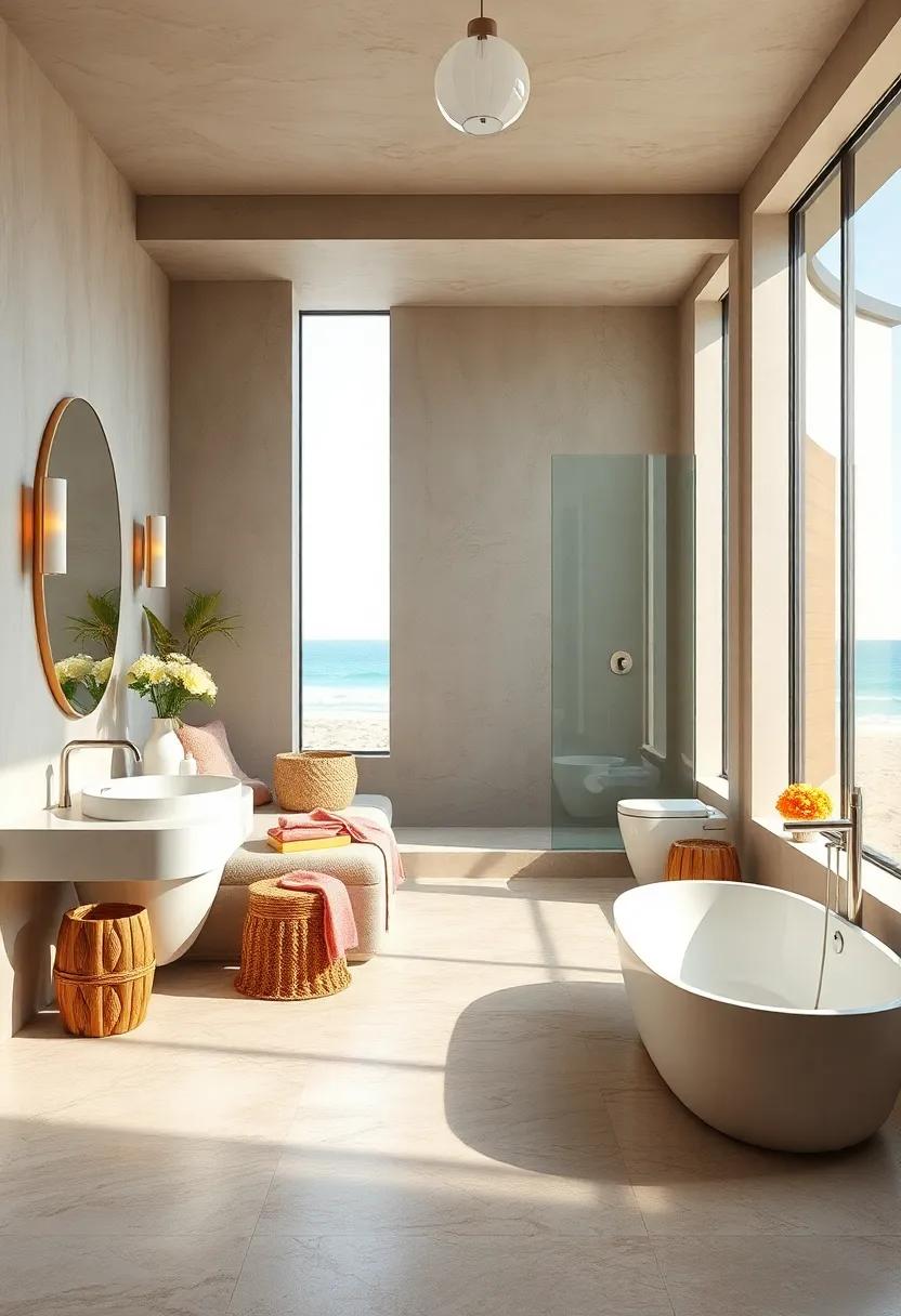 Heated Floors: Include heated​ flooring⁤ to⁤ provide comfort ‌and warmth, making every step ⁢feel like walking​ on ⁤sun-warmed‌ sand
