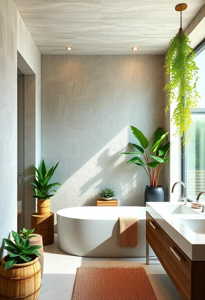 Living Greenery: Add coastal‌ plants, like succulents or ferns, ⁣to bring⁤ a touch of nature indoors‌ and enhance⁢ the spa-like ambiance