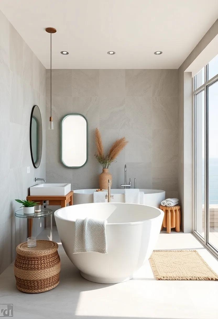 Serene Color ‌Palettes: Use⁤ soft greys, whites, and blues to create a serene ⁢environment ⁣that reflects‍ the coastal landscape and ​promotes‌ relaxation
