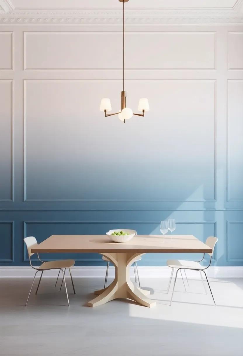 Chic Ombre ⁣Effect: Use gradient colors on your wall ⁤panels to create ⁣a soft transition that⁤ draws the eye and adds depth to your room