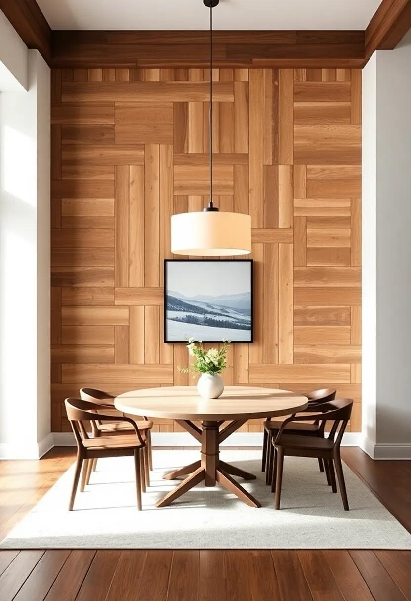 Rustic Charm: Consider reclaimed wood paneling to evoke warmth and character, creating an inviting atmosphere for family gatherings