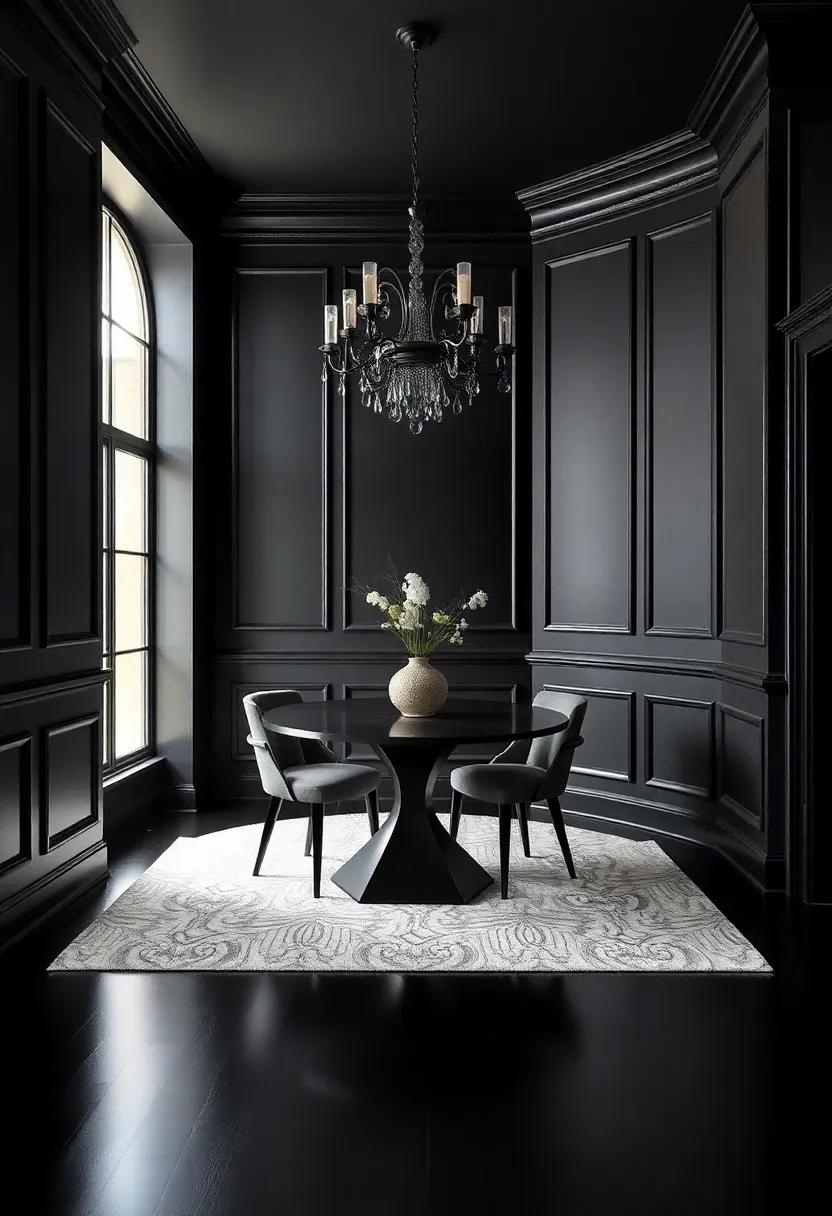 Bold Black ​Accents: consider black-painted paneling for a dramatic contrast that exudes sophistication and⁢ luxury