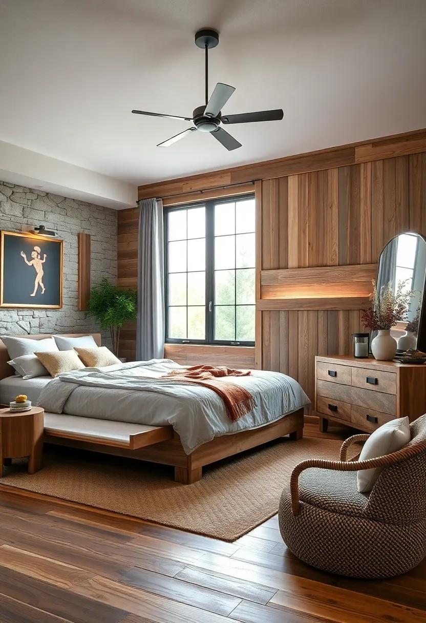Emphasizing Nature: Choose reclaimed wood with visible knots ​and imperfections that emphasize the beauty of nature, making your farmhouse ⁢bedroom a true reflection of rustic living