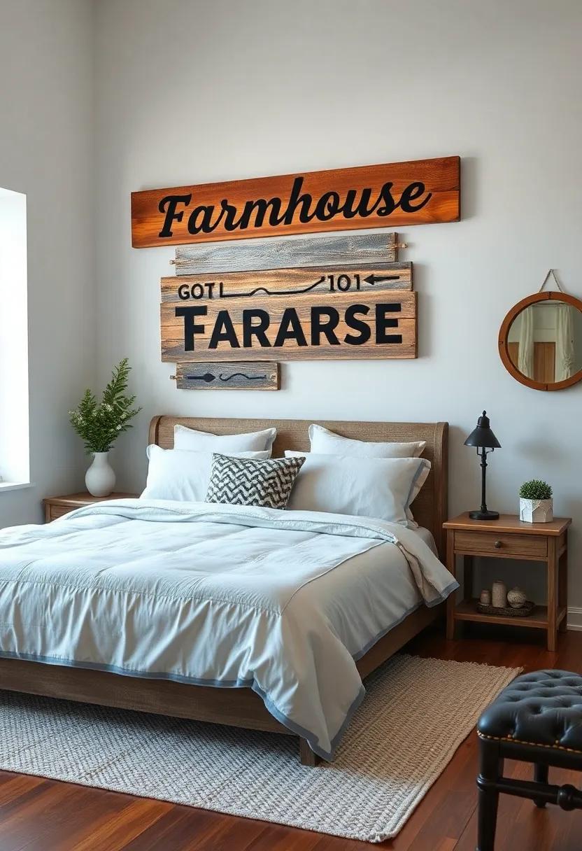 Farmhouse Signage: Use reclaimed wood to make personalized signage ⁢or wall quotes, adding a charming, customized touch to your decor