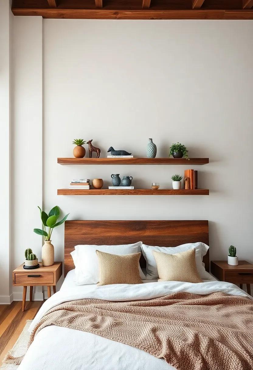 Floating Shelves: Utilize reclaimed wood for floating shelves to display personal treasures,plants,or books,creating a‌ functional yet stylish storage solution