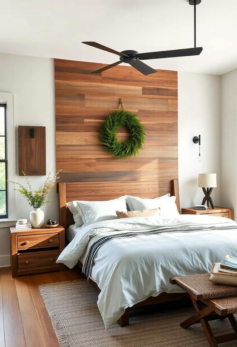 Seasonal Decor Switches: Experiment with seasonal decor using reclaimed wood pieces, allowing for easy transitions between autumnal tones and spring pastels