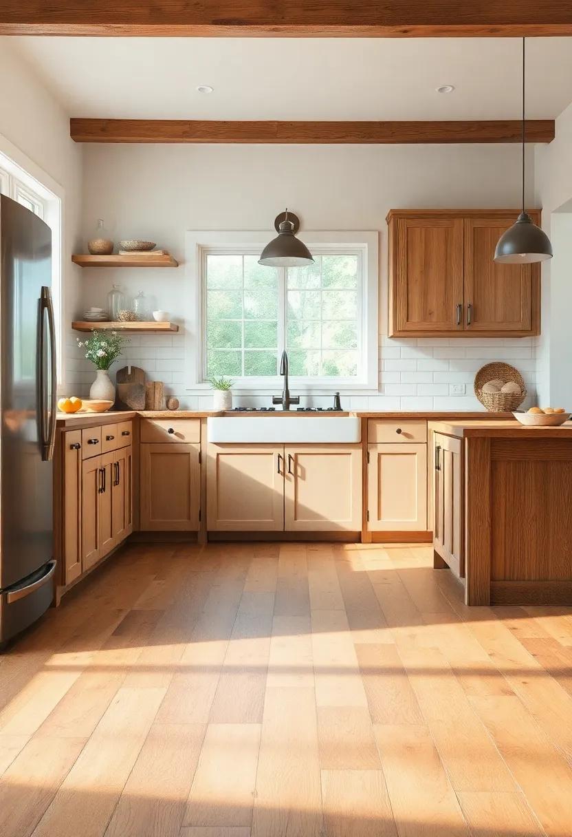Hand-scraped Hardwood:⁣ Add character with hand-scraped hardwood flooring that showcases the natural⁢ imperfections and grains of ⁣the wood