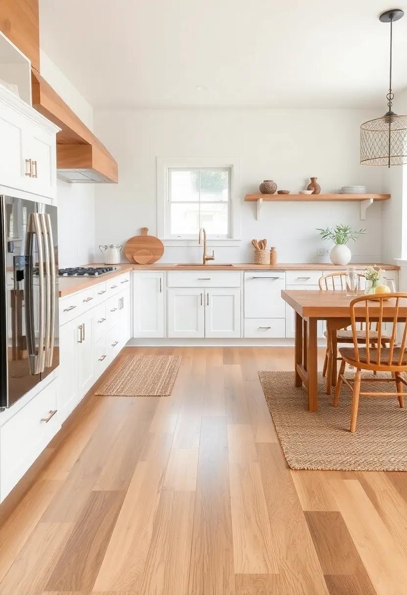 Natural Sisal: Introduce ​natural sisal rugs over hardwood as a​ soft, tactile contrast that enhances comfort and ⁤warmth in your ​kitchen