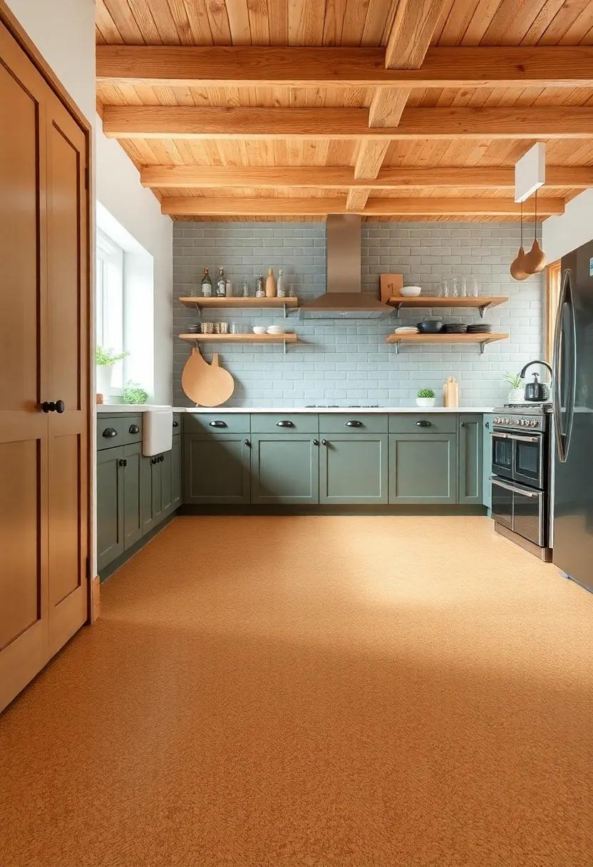 Soft ⁢Cork: Consider cork flooring for a soft,​ forgiving surface that’s both comfortable for standing and eco-friendly