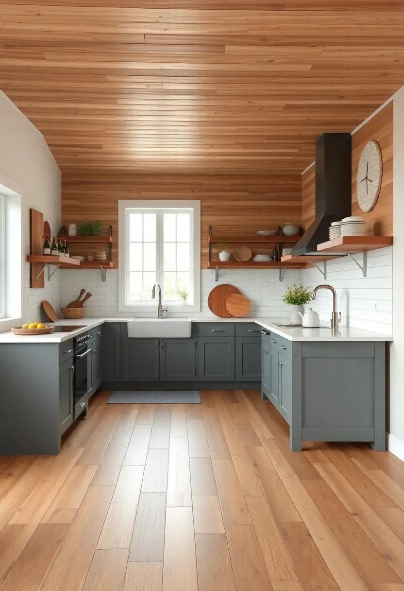 Weathered Wood Planks: ‍Embrace the charm of aged wood with weathered planks that bring a rustic authenticity ⁣to your ​kitchen